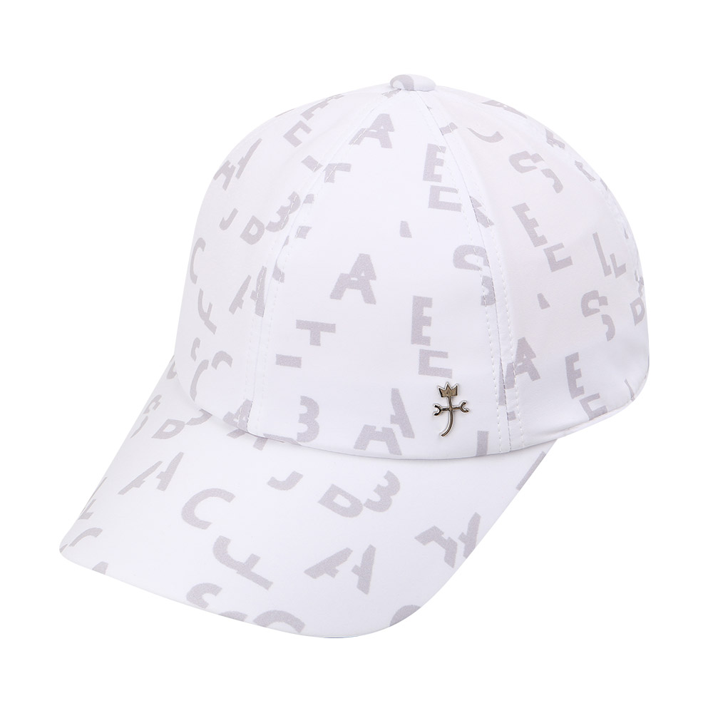 남성 로고 패턴 육각캡 모자
